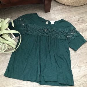Adorable H&M Green Blouse